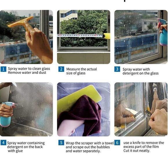 TWO ROLLS Window Daytime Privacy Window Film Helps Save Energy $$ - Picture 7 of 13